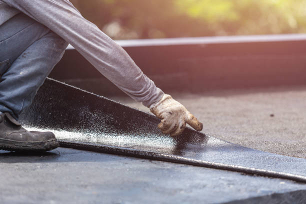 Professional Basement Waterproofing technician working in West Alexandria, OH
